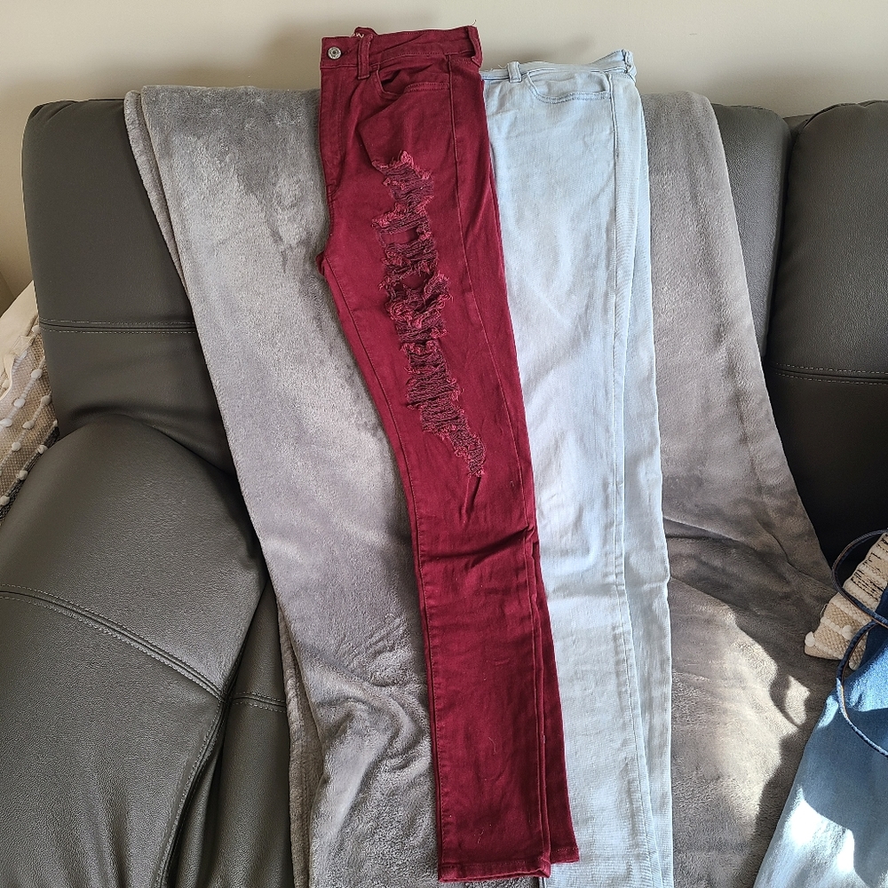 AE American eagle 6 x-tall ripped jeans